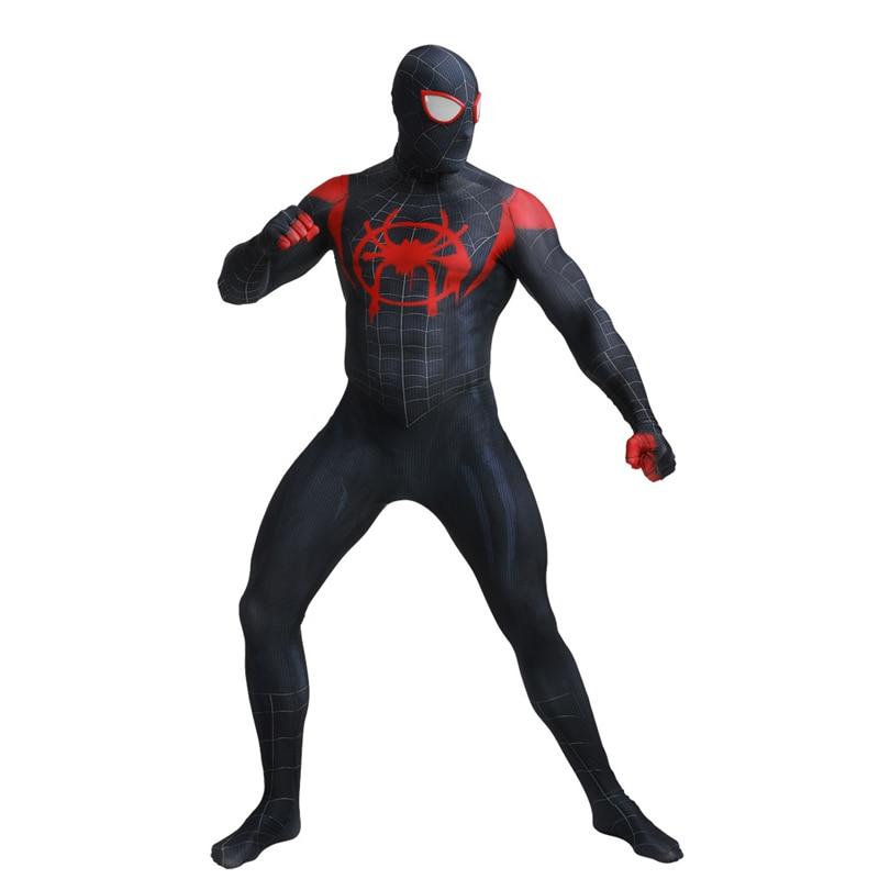 Costume Spider-Man Miles Morales avec tailles XS à XXXL