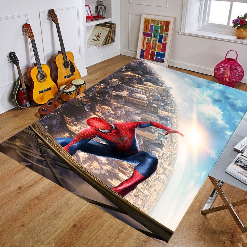 Grand tapis Spider-Man avec tailles au choix