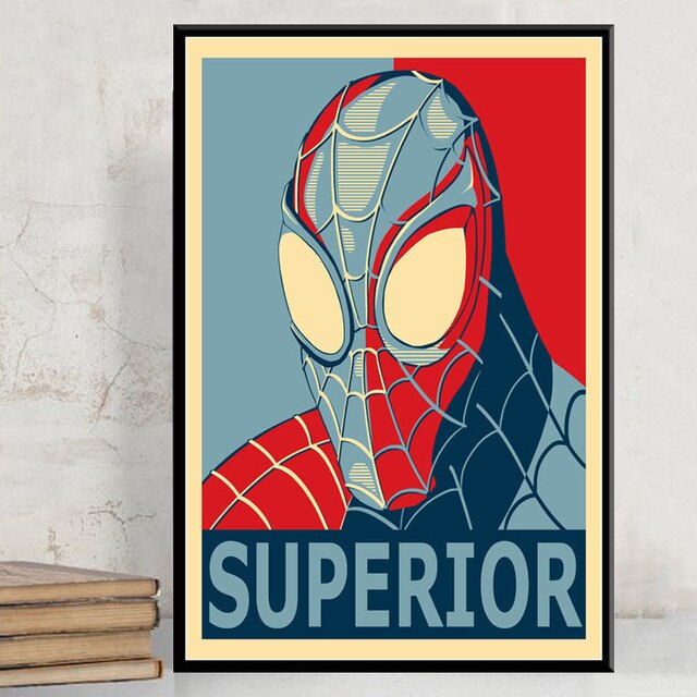 Tableau Spider-Man Supérior sans cadre, plusieurs tailles