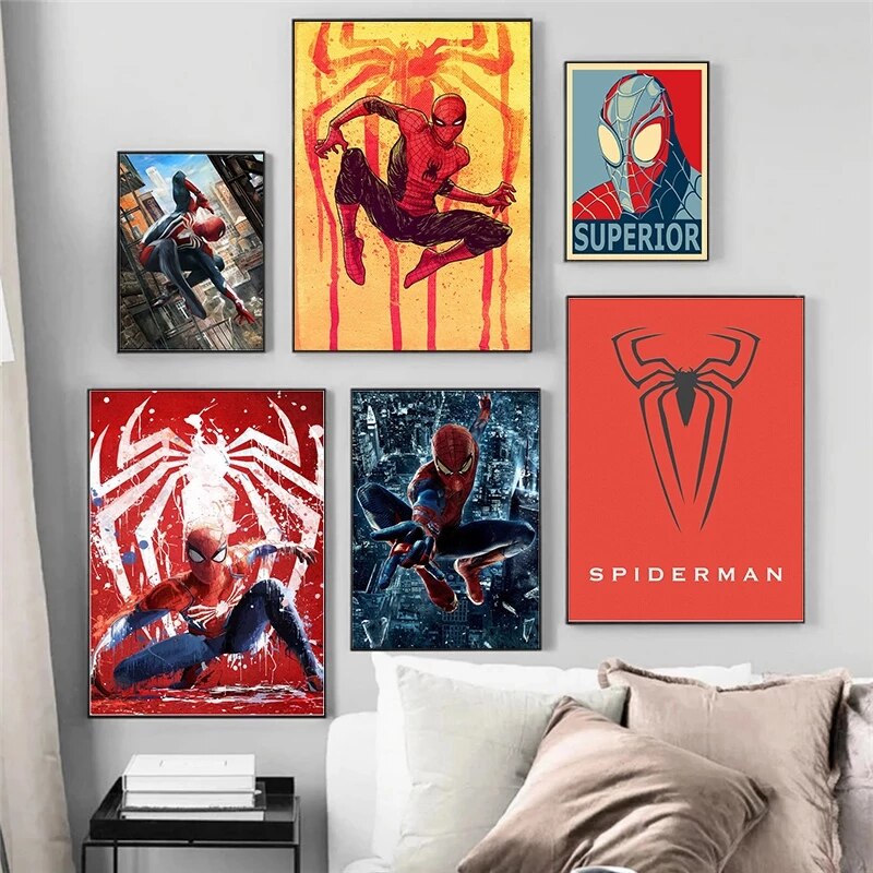 Tableau Marvel's Spider-Man sans cadre, tailles au choix – Image 2