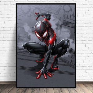 Tableau Spider-Man Miles, formats A4 à 70x100cm