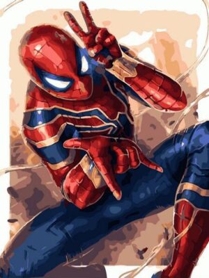 Tableau Spider-Man Victoire, 40X50cm avec ou sans cadre