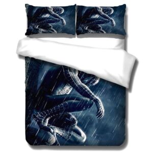 Parure de lit Spiderman Noir avec 2 taies