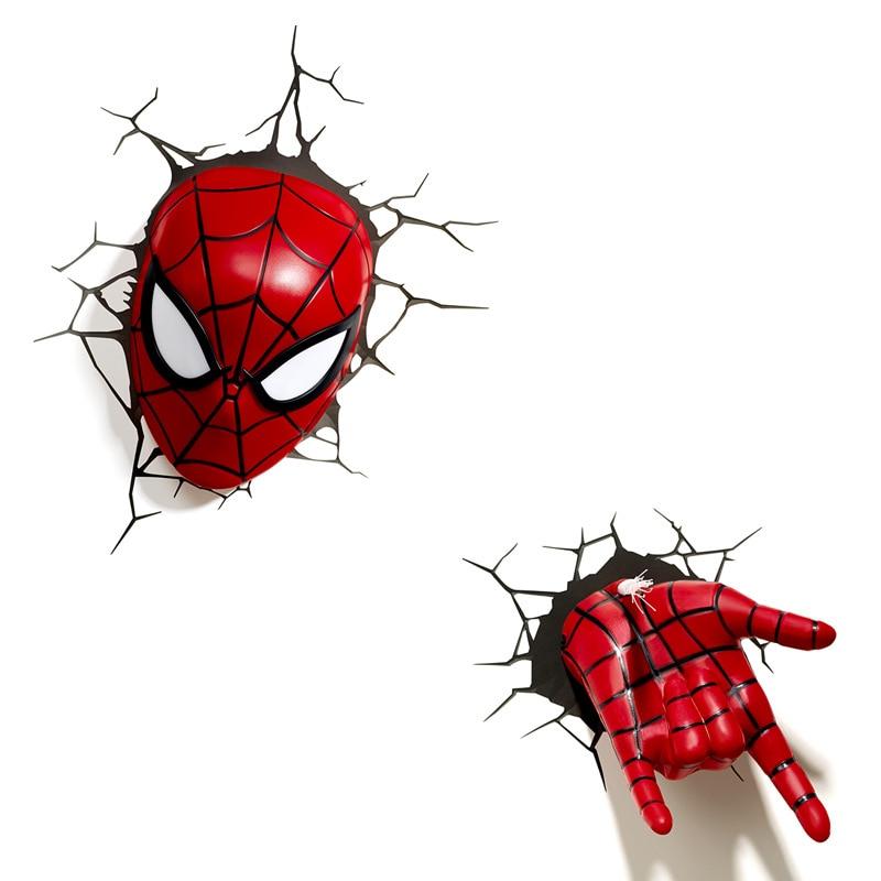 Lampe murale Spider-Man masque – Image 2