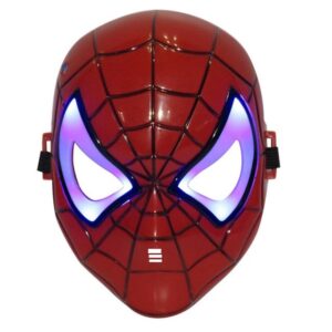 Masque lumineux de Spiderman pour tenue à thème
