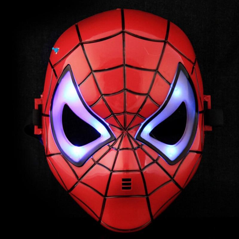 Masque lumineux de Spiderman pour tenue à thème – Image 2