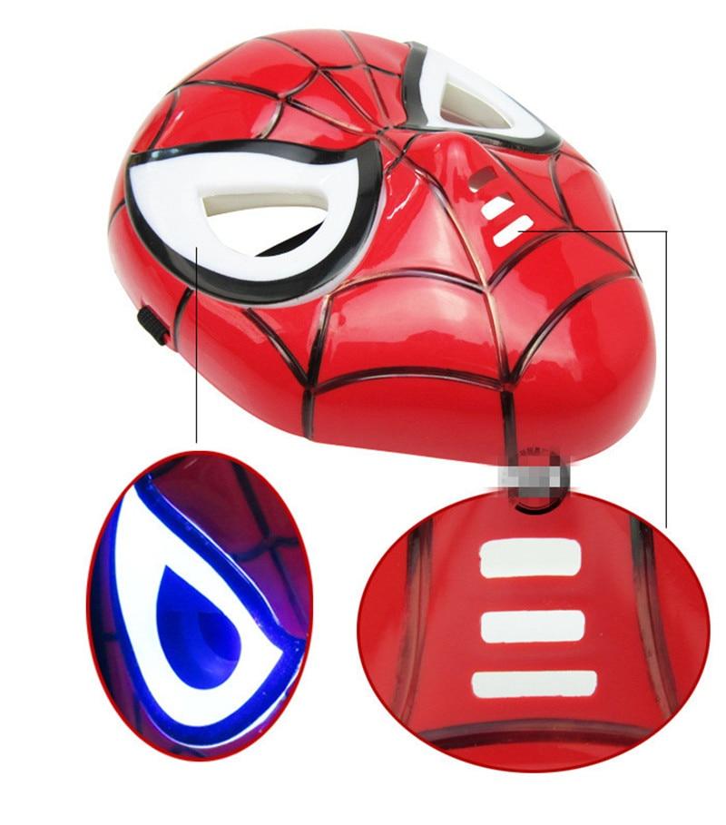 Masque lumineux de Spiderman pour tenue à thème – Image 3