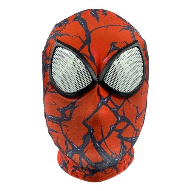 Masque Spider-Man rouge et noir