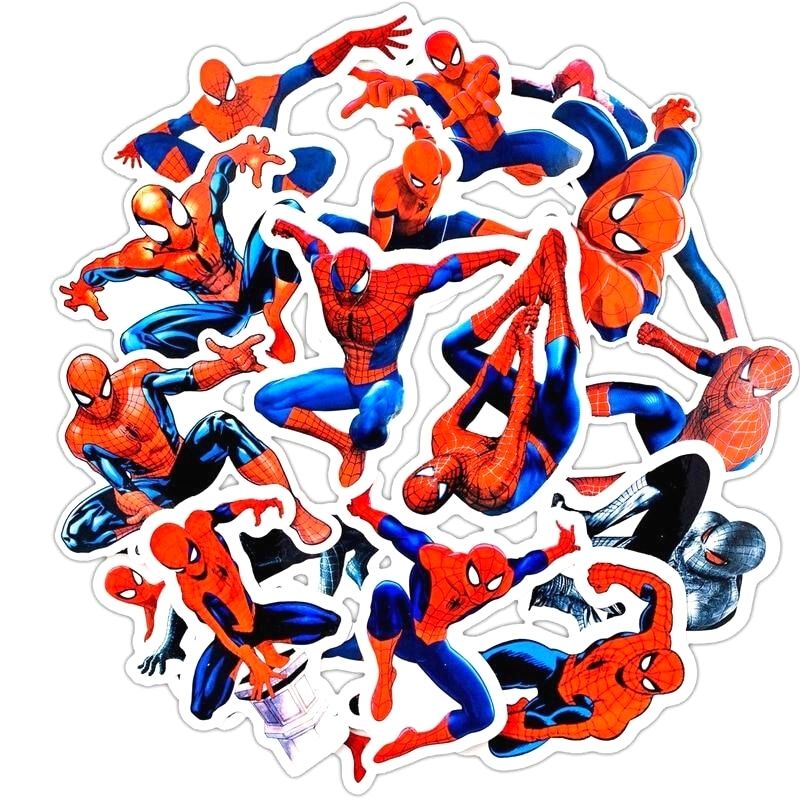 Mini stickers Spider-Man en format compact