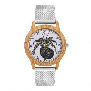 Montre Spider-Man Mygale en bois, couleurs au choix