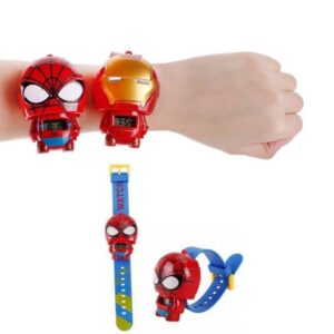 Montre pédagogique Spider-Man pour apprendre l'heure