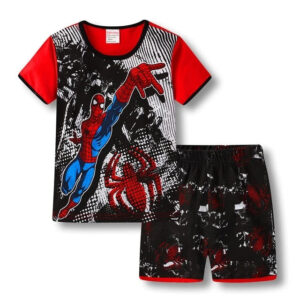 Pyjama noir Spider-Man enfant 2 à 7 ans