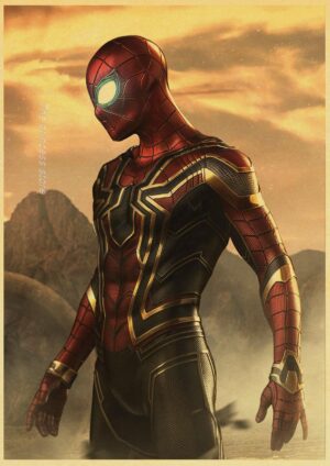 Tableau Spider-Man Ironsuit 30X21CM ou 42X30CM