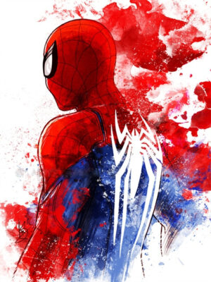 Tableau Spider-Man PS4 en format Unframed