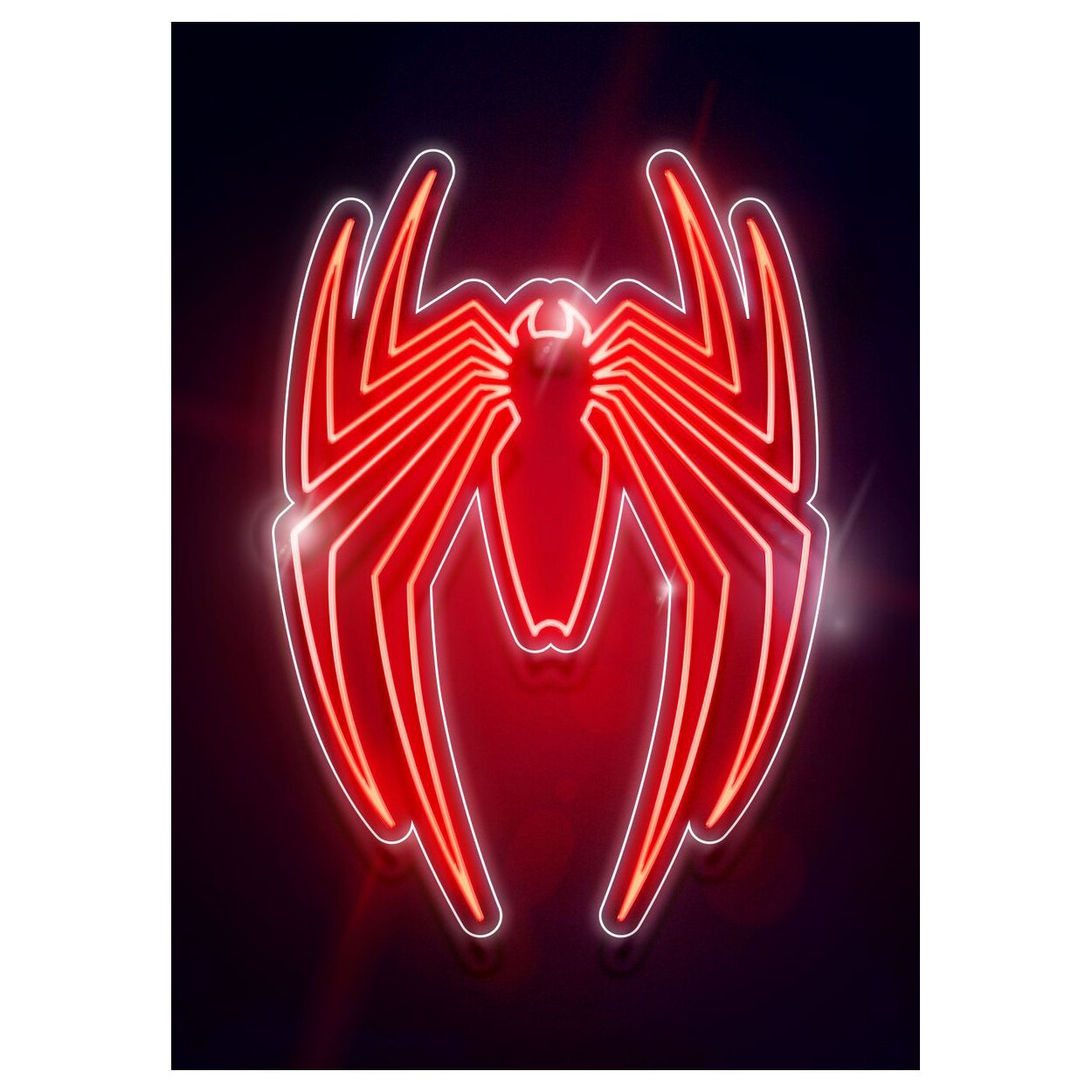 Tableau logo de Spider-Man sans cadre