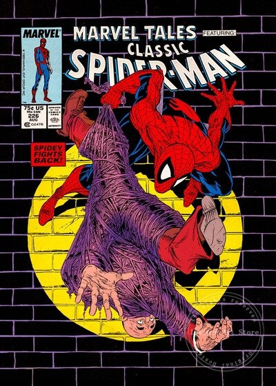 Tableau Spider-Man Marvel Tales Classic 226 sans Cadre
