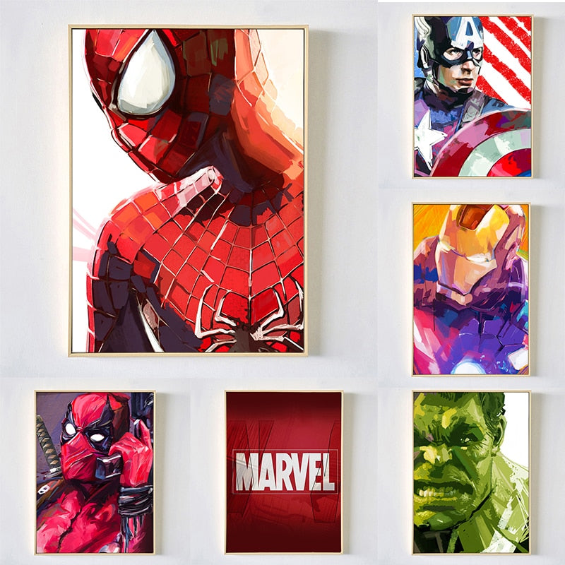 Tableau portrait de Spider-Man sans cadre – Image 2