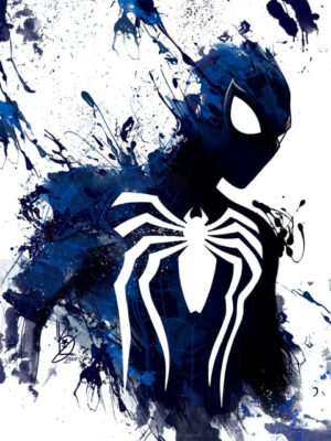Tableau Spider-Man Dark sans cadre