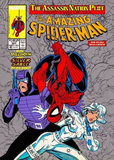 Tableau Spider-Man The Amazing 321 en formats sans cadre
