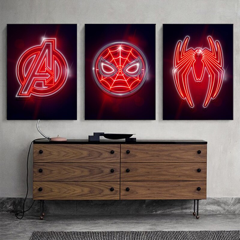 Tableau logo de Spider-Man sans cadre – Image 3