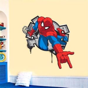 Sticker de chambre Spider-Man pour décoration murale