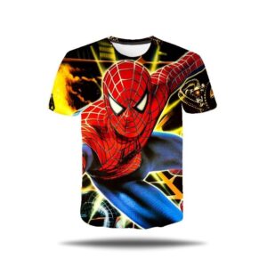 T-shirt Spider-Man XL avec tailles jusqu'à 4XL