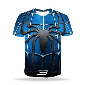 T-shirt logo Spider-Man du XXS au 4XL