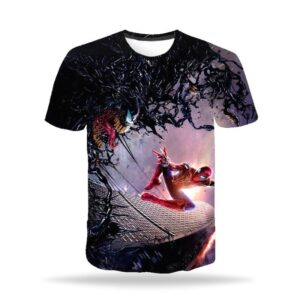 T-shirt Spider-Man et Venom, duo emblématique