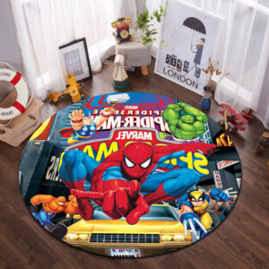 Tapis rond Spiderman de 60cm à 120cm