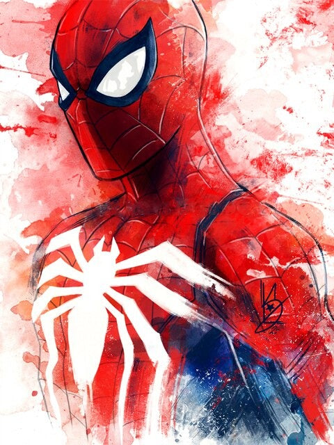 Tableau Spiderman sur toile, formats au choix – Image 2