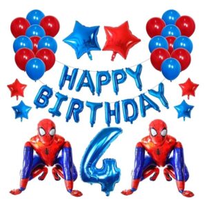 Anniversaire Spider-Man 4 ans avec thème héros