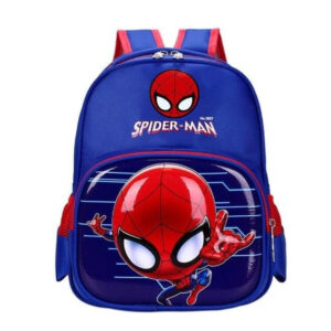 Cartable scolaire Spider-Man en bleu ou bleu fonce