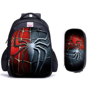 Cartable Spider-Man Symbiote avec trousse assortie
