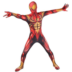 Costume Spider-Man adulte Deluxe en tailles Men-S à Men-XXXL