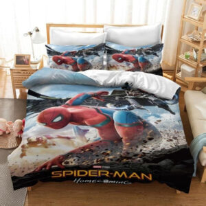 Housse de couette Spiderman Homecoming avec 2 taies 50x75cm
