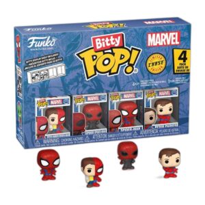 Pack 4 mini figurines Spider-Man Série 4 2 cm