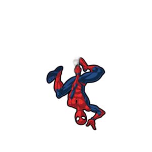 Porte-clé PVC Spider-Man suspendu