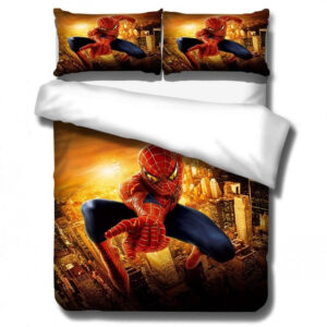 Housse de couette Spiderman 1 personne avec 2 taies 50x75cm