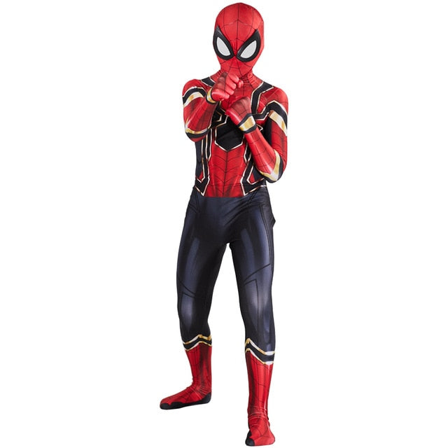 Costume enfant Spider-Man Iron avec tailles de 90-100cm à 171-180cm – Image 5