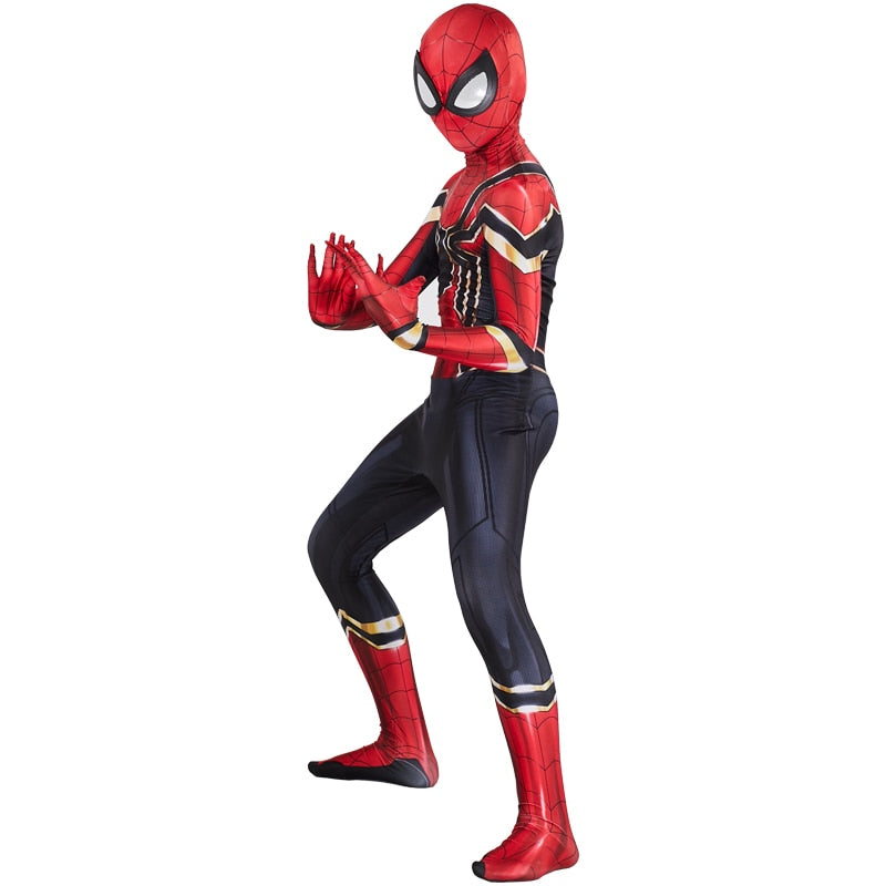 Costume enfant Spider-Man Iron avec tailles de 90-100cm à 171-180cm – Image 4
