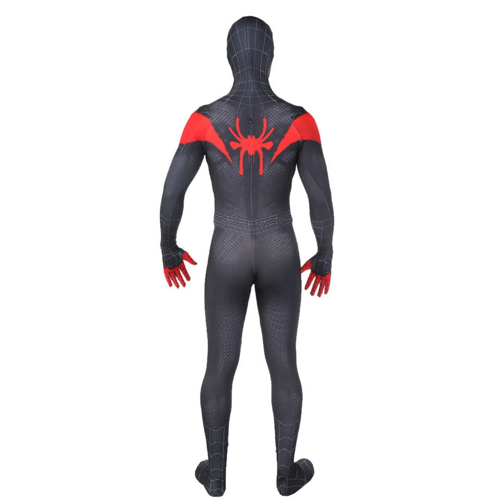 Costume Spider-Man noir et rouge avec tailles XS à unique – Image 4