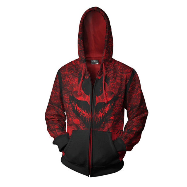 Sweat Spider-Man Carnage Symbiote, du S au 5XL