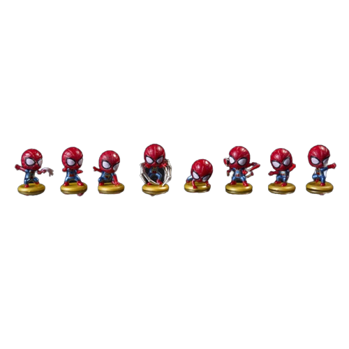 Lot de 8 mini figurines Spider-Man