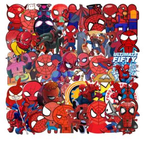 Sticker All Spider-Man en lot de 10 ou 57 pièces