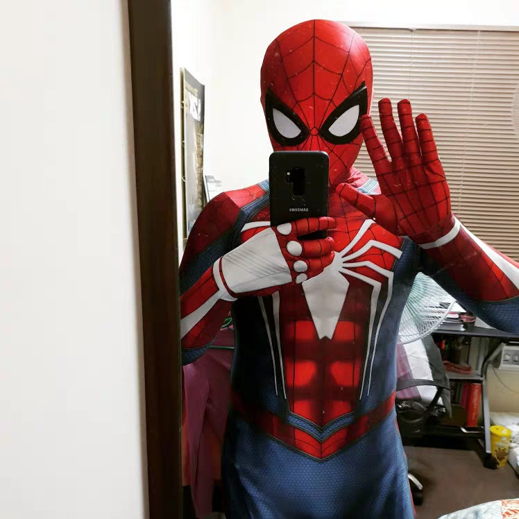 Déguisement Spider-Man PS4 en combinaison complète ou avec masque détachable – Image 4