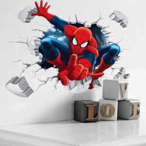 Sticker mural Spider-Man esprit comics