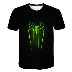 T-shirt Spider-Man avec araignée verte