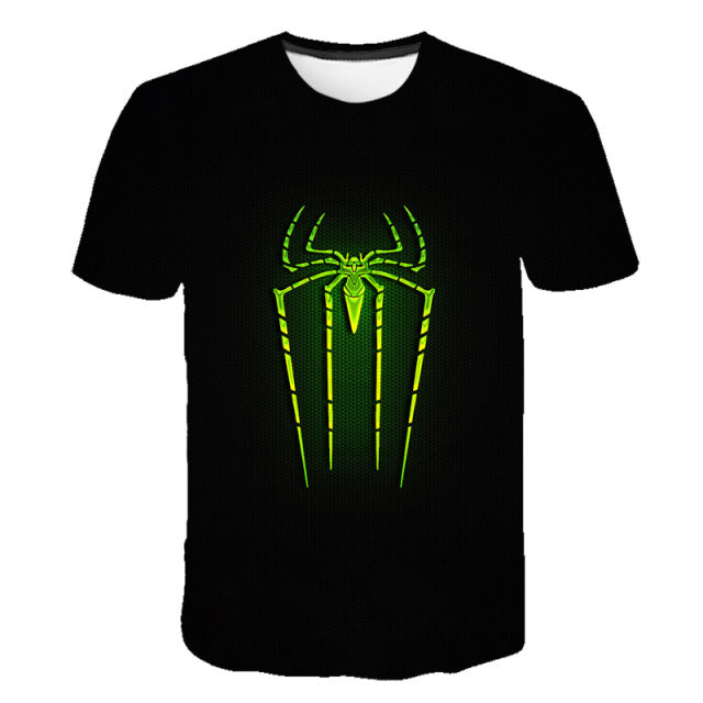 T-shirt Spider-Man avec araignée verte