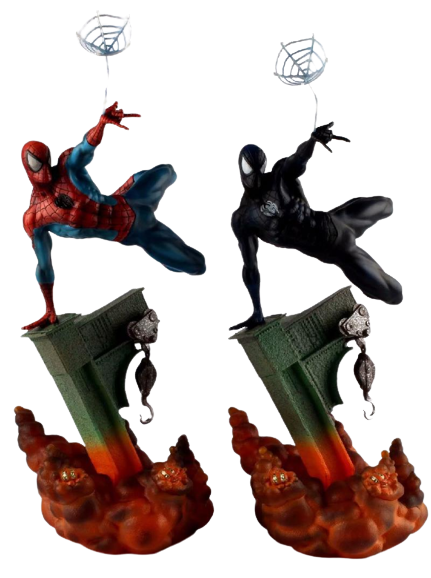Figurine Spider-Man tisseur de toile, couleurs au choix