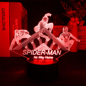 Lampe Spider-Man avec les trois Peter Parker